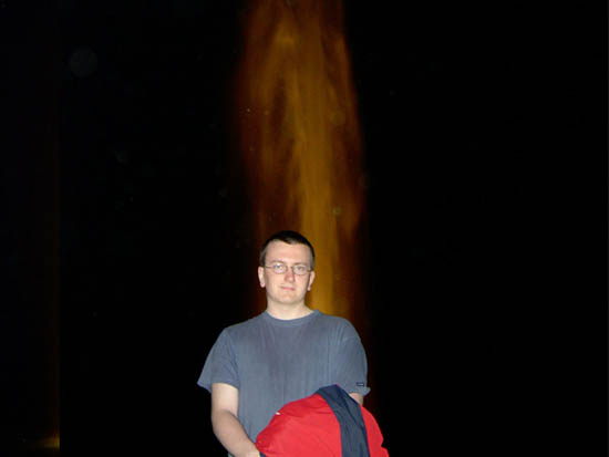 Me at the big fontain